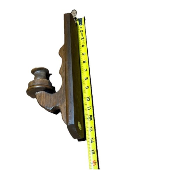 Vtge The Pohlson Gallerieswooden wall sconce Set Of Two candle holder with globe - Picture 5 of 8